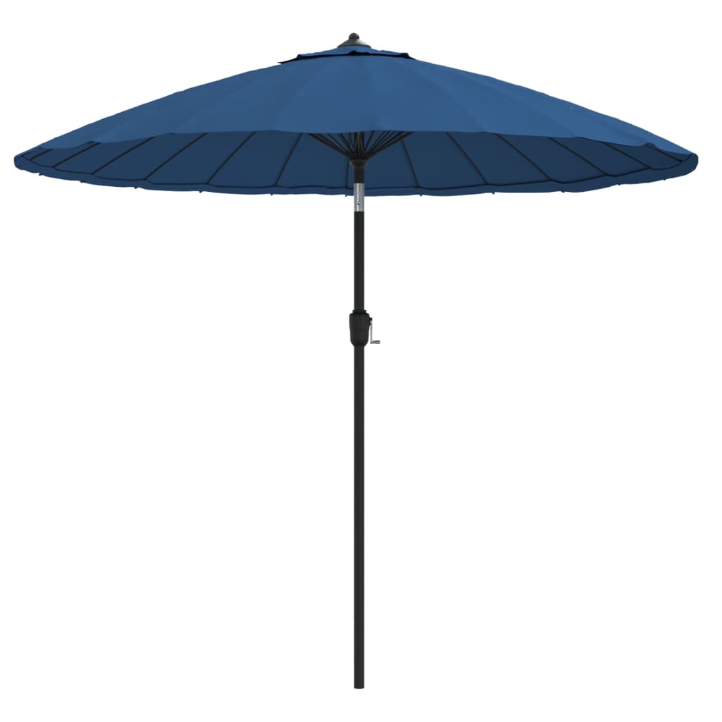 Sonnenschirm mit Aluminium-Mast 270 cm Azurblau