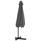 Sonnenschirm mit Stahlmast 300 cm Anthrazit
