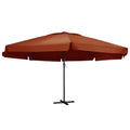 Sonnenschirm Aluminium-Mast 600 cm Terrakotta