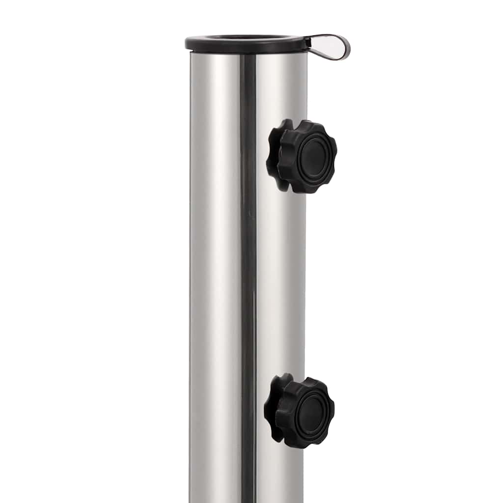 Sonnenschirmständer Granit 30 kg Quadrat Schwarz