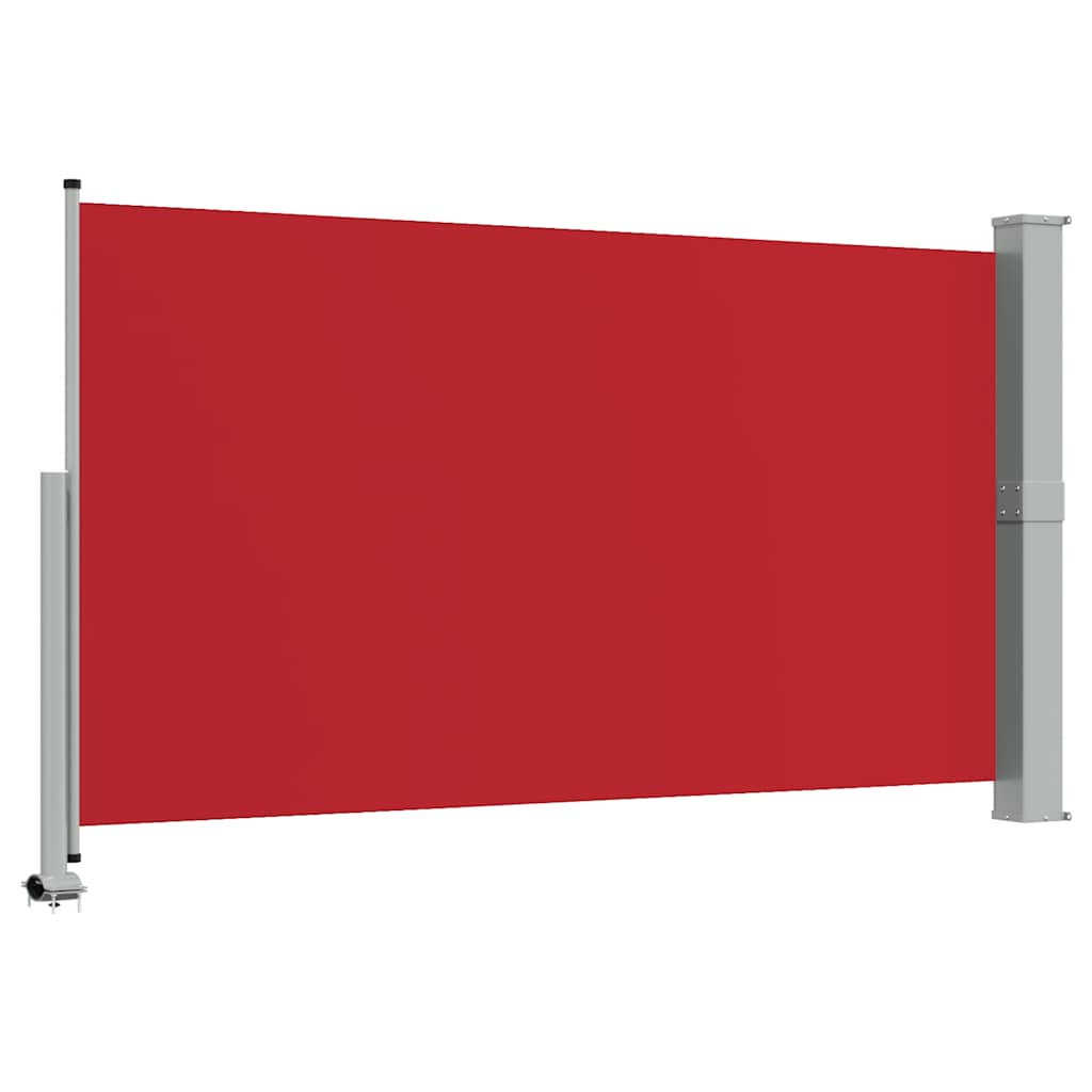 Ausziehbare Seitenmarkise 140 x 300 cm Rot