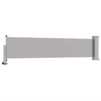 Ausziehbare Seitenmarkise 60×300 cm Grau
