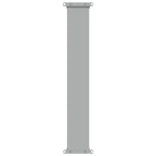 Ausziehbare Seitenmarkise 80×300 cm Grau