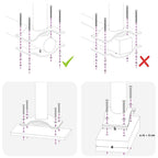 Ausziehbare Seitenmarkise 80×300 cm Grau