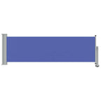 Ausziehbare Seitenmarkise 80×300 cm Blau