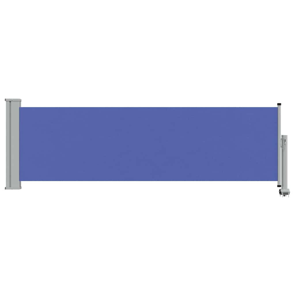 Ausziehbare Seitenmarkise 80×300 cm Blau