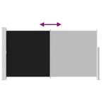 Ausziehbare Seitenmarkise 170×300 cm Schwarz