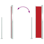 Ausziehbare Seitenmarkise 170×300 cm Rot