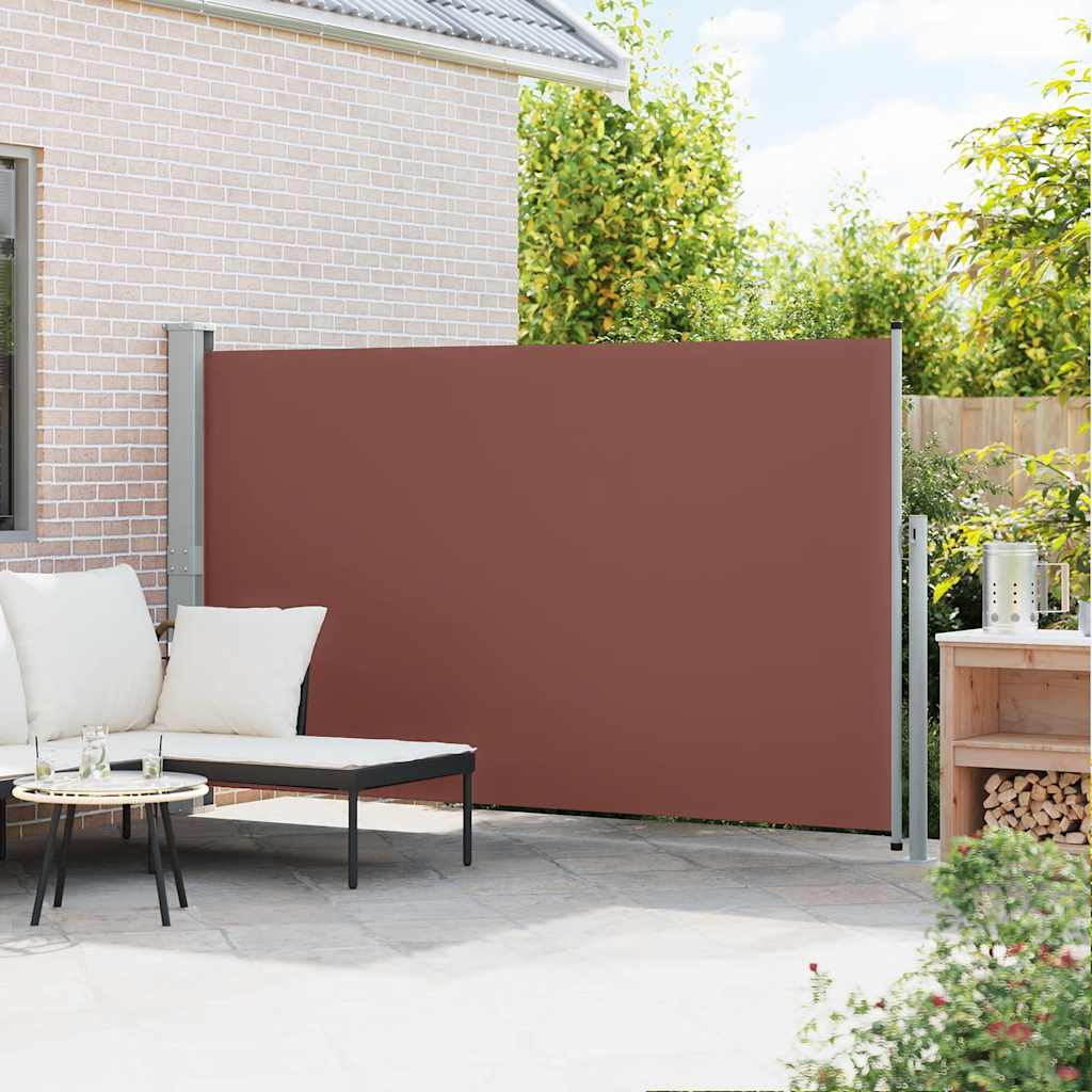 Ausziehbare Seitenmarkise 170×300 cm Braun