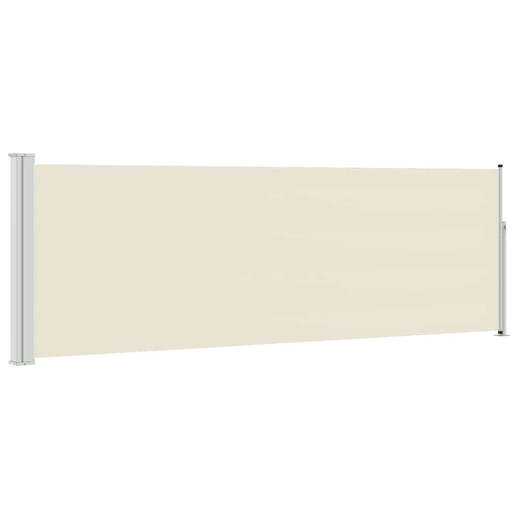 Ausziehbare Seitenmarkise 100x300 cm Creme