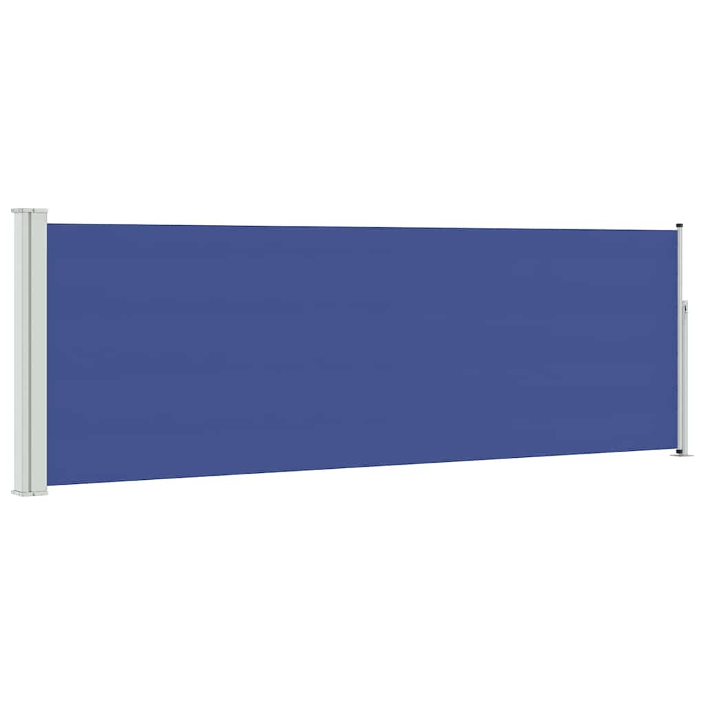 Ausziehbare Seitenmarkise 100x300 cm Blau