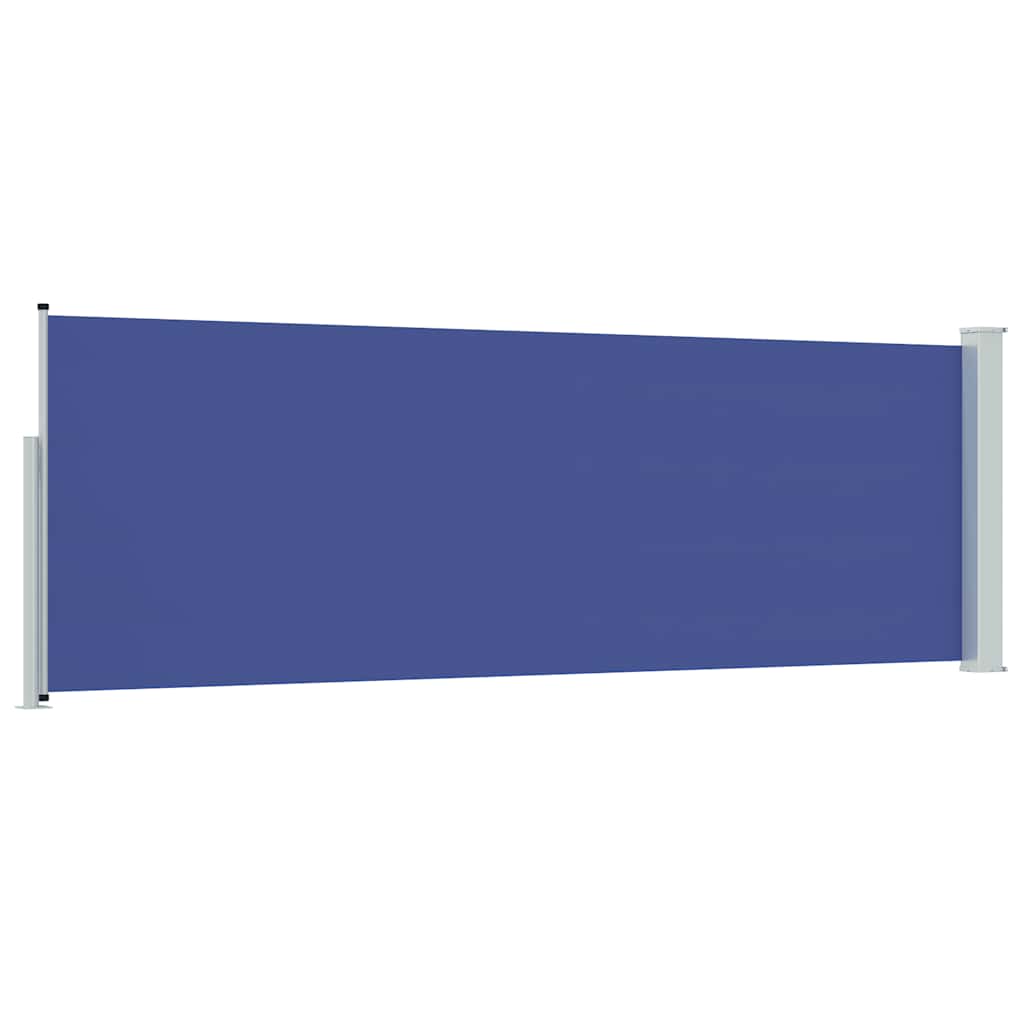 Ausziehbare Seitenmarkise 100x300 cm Blau