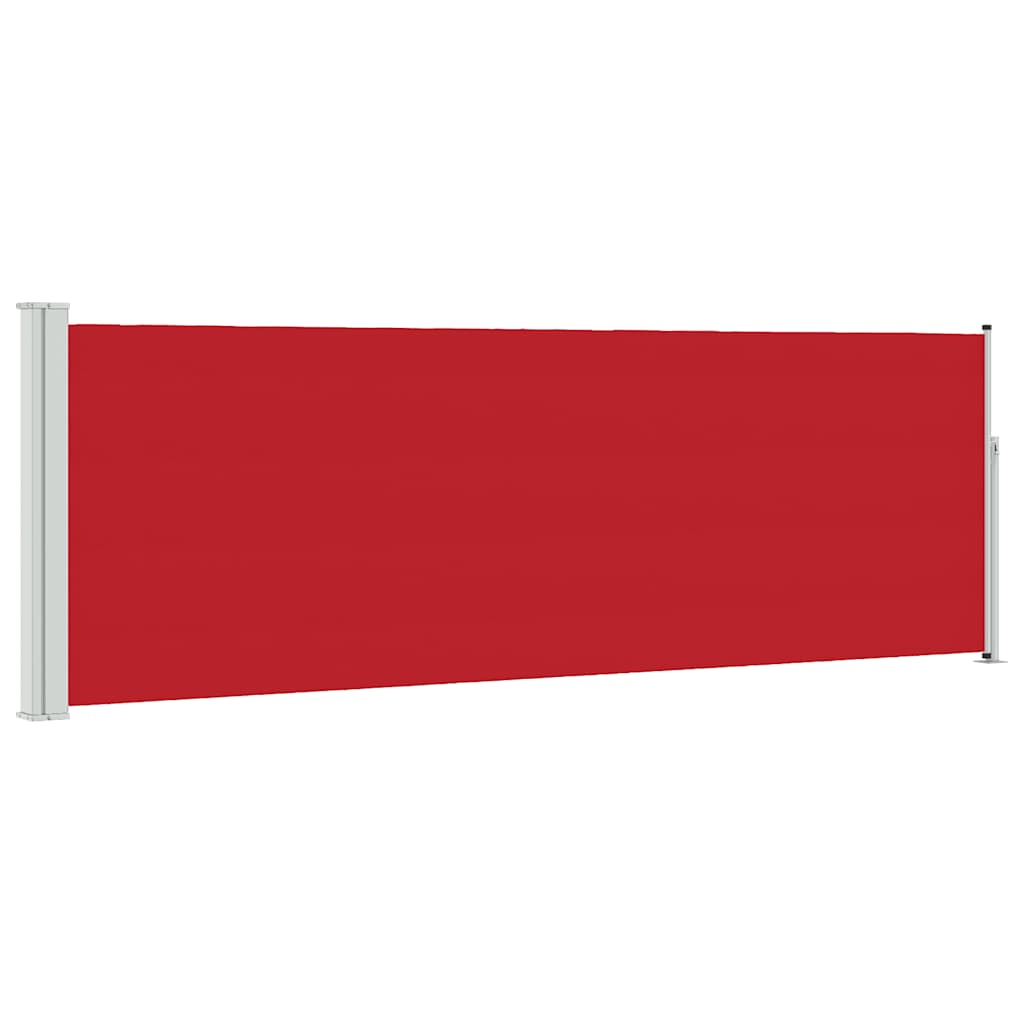 Ausziehbare Seitenmarkise 100x300 cm Rot