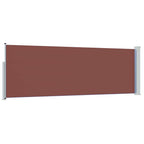 Ausziehbare Seitenmarkise 100x300 cm Braun
