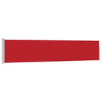 Ausziehbare Seitenmarkise 100×500 cm Rot