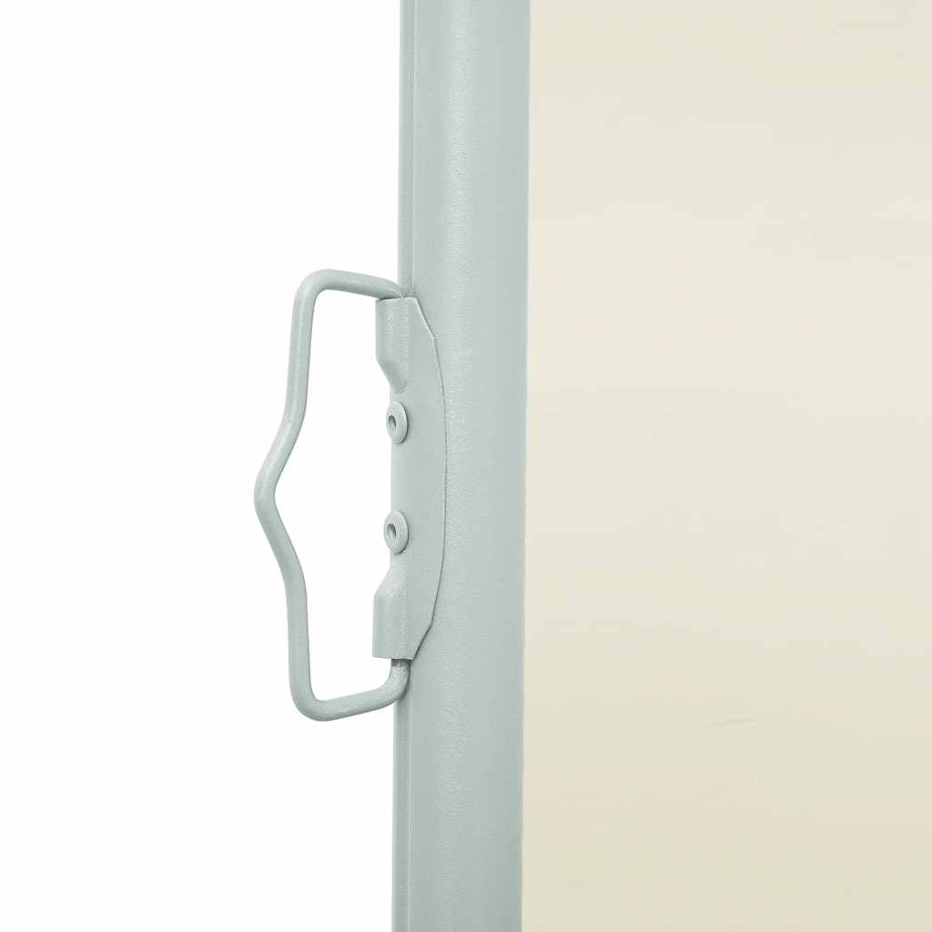 Ausziehbare Seitenmarkise 140×500 cm Creme
