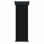 Balkon-Seitenmarkise 65x250 cm Schwarz