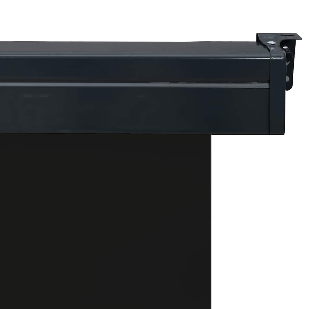 Balkon-Seitenmarkise 85x250 cm Schwarz