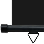 Balkon-Seitenmarkise 85x250 cm Schwarz