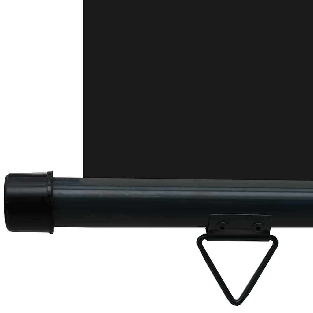 Balkon-Seitenmarkise 85x250 cm Schwarz