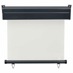 Balkon-Seitenmarkise 85x250 cm Creme