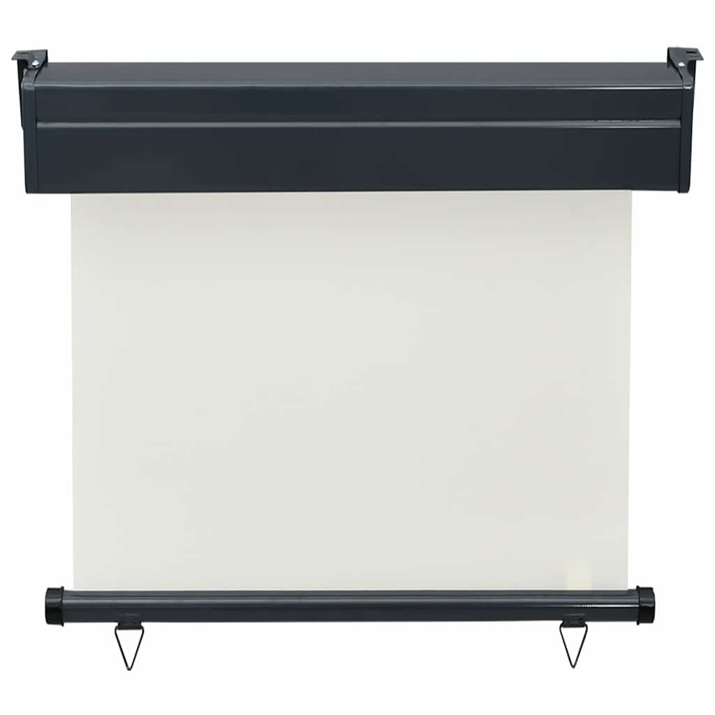 Balkon-Seitenmarkise 85x250 cm Creme