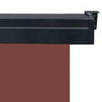 Balkon-Seitenmarkise 85x250 cm Braun