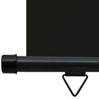 Balkon-Seitenmarkise 105x250 cm Schwarz