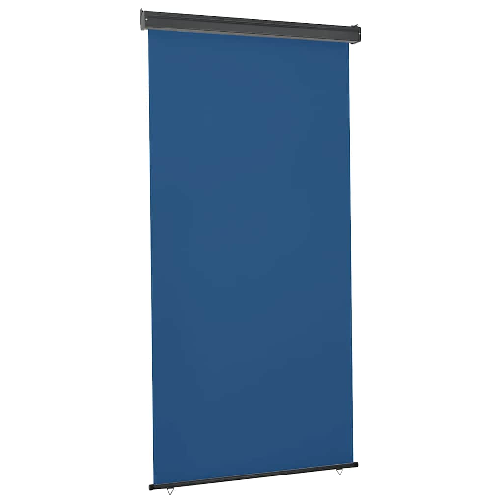 Balkon-Seitenmarkise 125x250 cm Blau