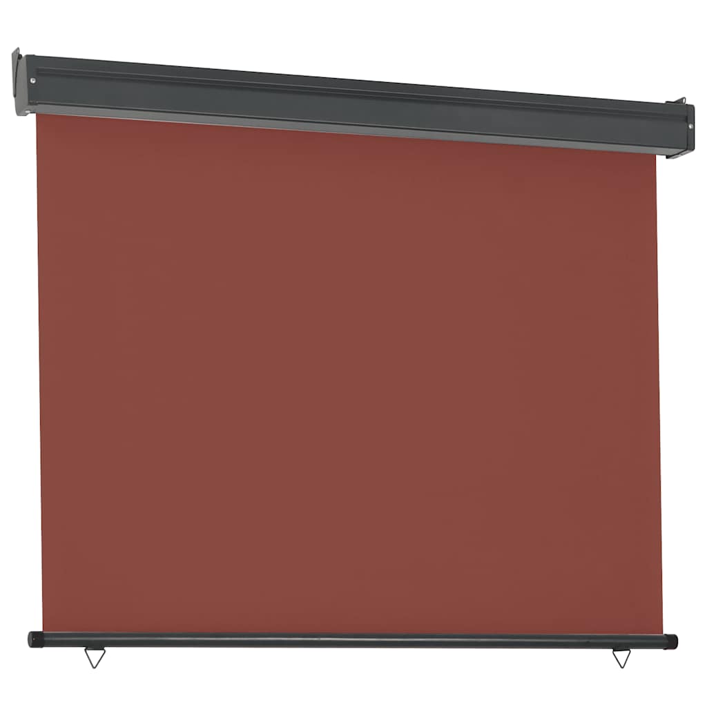 Balkon-Seitenmarkise 125x250 cm Braun