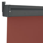Balkon-Seitenmarkise 125x250 cm Braun