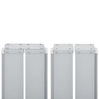 Ausziehbare Seitenmarkise Braun 100 x 600 cm