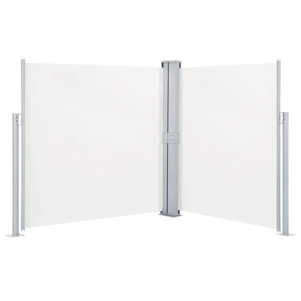Ausziehbare Seitenmarkise Creme 140 x 600 cm