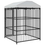 Outdoor-Hundezwinger mit Überdachung 150 x 150 x 200 cm