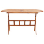 Gartentisch Klappbar 135x85x75 cm Massivholz Akazie