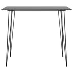 Bartisch Schwarz 120x60x105 cm