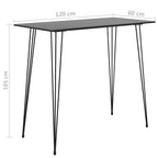 Bartisch Schwarz 120x60x105 cm
