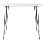 Bartisch Weiß 120x60x105 cm