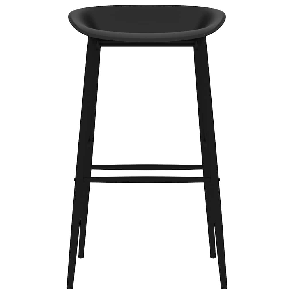 Barhocker 2 Stk. Schwarz