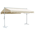Freistehende Markise 500x300 cm Creme