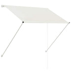 Einziehbare Markise 100×150 cm Creme