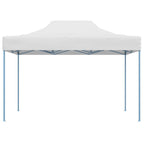 Profi-Partyzelt Faltbar 280x410x315 cm Stahl Weiß