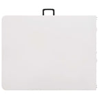Gartentisch Klappbar Weiß 180x72x72 cm HDPE