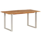 Esstisch 154x80x76 cm Massivholz Akazie