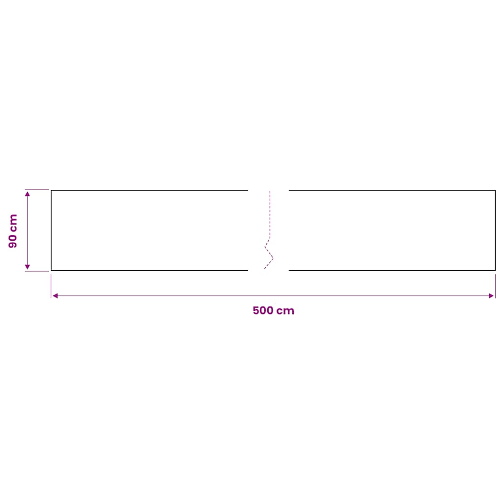 Selbstklebende Möbelfolie Schwarz 500 x 90 cm PVC