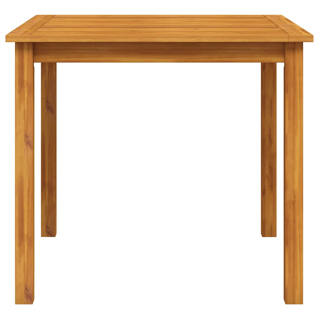 Gartentisch 85x85x74 cm Massivholz Akazie