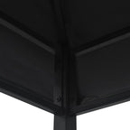 BBQ-Pavillon 240x150x255 cm Anthrazit Stahl