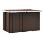 Garten-Aufbewahrungsbox Braun 109 x 67 x 65 cm