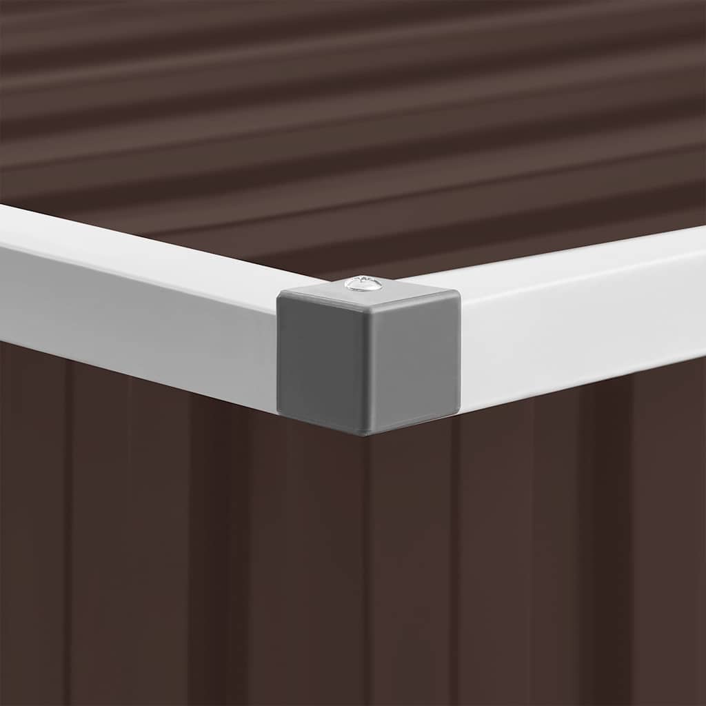 Garten-Aufbewahrungsbox Braun 109 x 67 x 65 cm