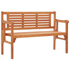 Gartenbank Klappbar 120 cm Massivholz Eukalyptus